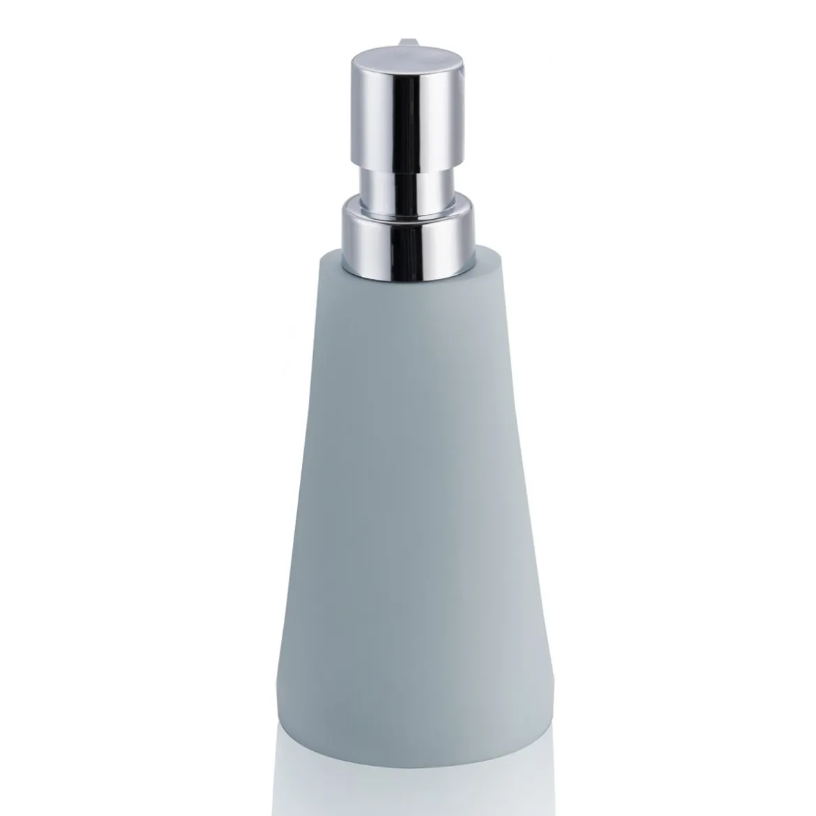 Maia dispenser portasapone in poliresina azzurra 7.3x7.1 h17.5 cm