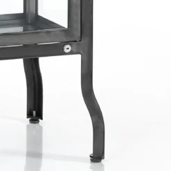Mash vetrina 1 anta produzione dulton in acciaio con protezione trasparente finitura lucido l40 p45 h126 cm