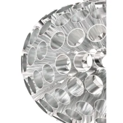 Meteora lampadario in metallo cromato filo regolabile d38 h20 cm