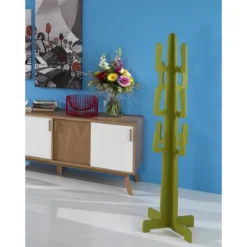 Mexico green appendiabiti laccato verde opaco h160 l42 p42 cm