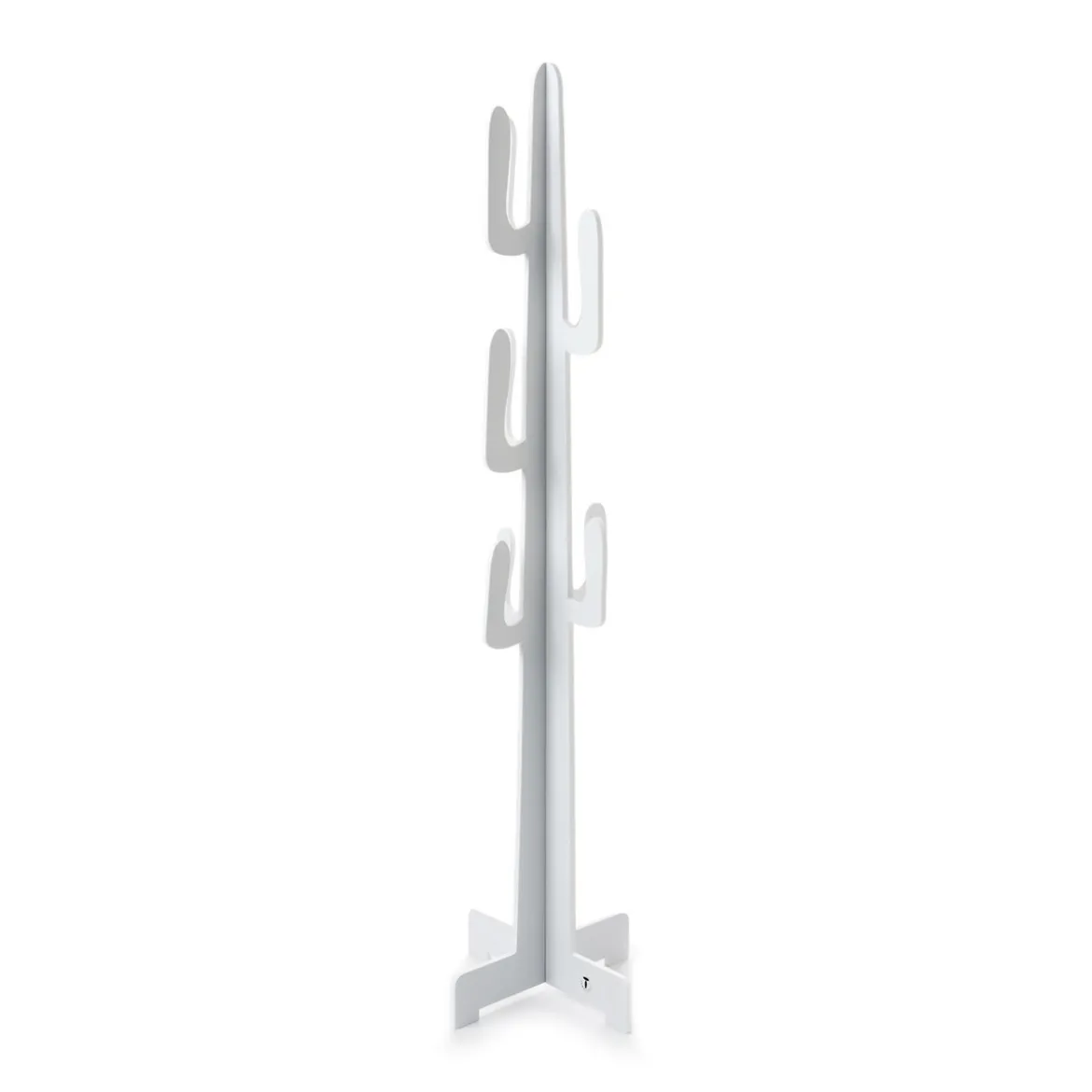 Mexico white appendiabiti laccato bianco opaco h160 l42 p42 cm