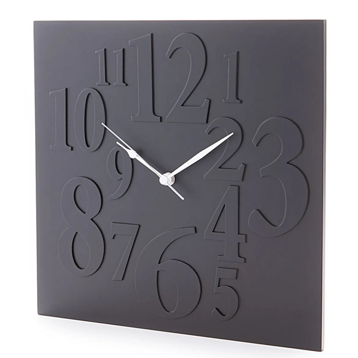 Mix black orologio da muro laccato nero opaco h33 l33 p2 cm