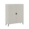 Mobile alto ROMA CASHMERE finitura Cashmere opaco H130 L104 P40