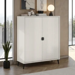 Mobile alto ROMA CASHMERE finitura Cashmere opaco H130 L104 P40
