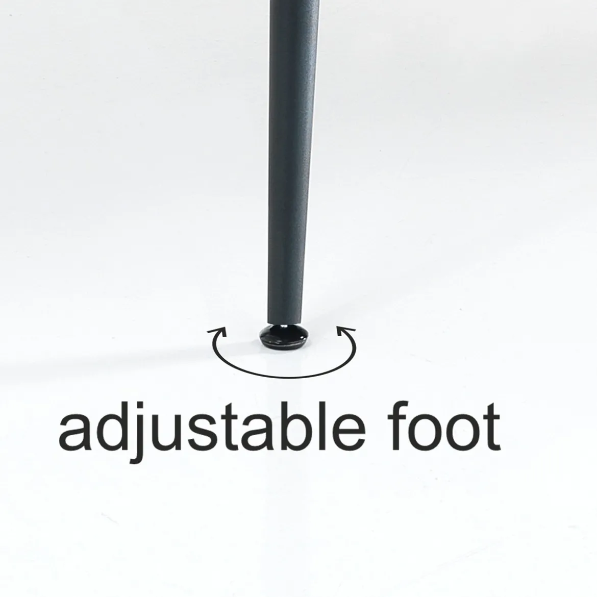 Nell-b Tavolo Fisso in Legno finitura Quercia con gambe in Acciaio Nero Opaco, 120 x 80 x h 76 cm