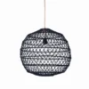 Net black lampadario in nylon nero d50xh50 cm
