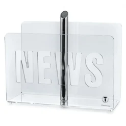 News portariviste in metacrilato trasparente cm h31 l36 p14