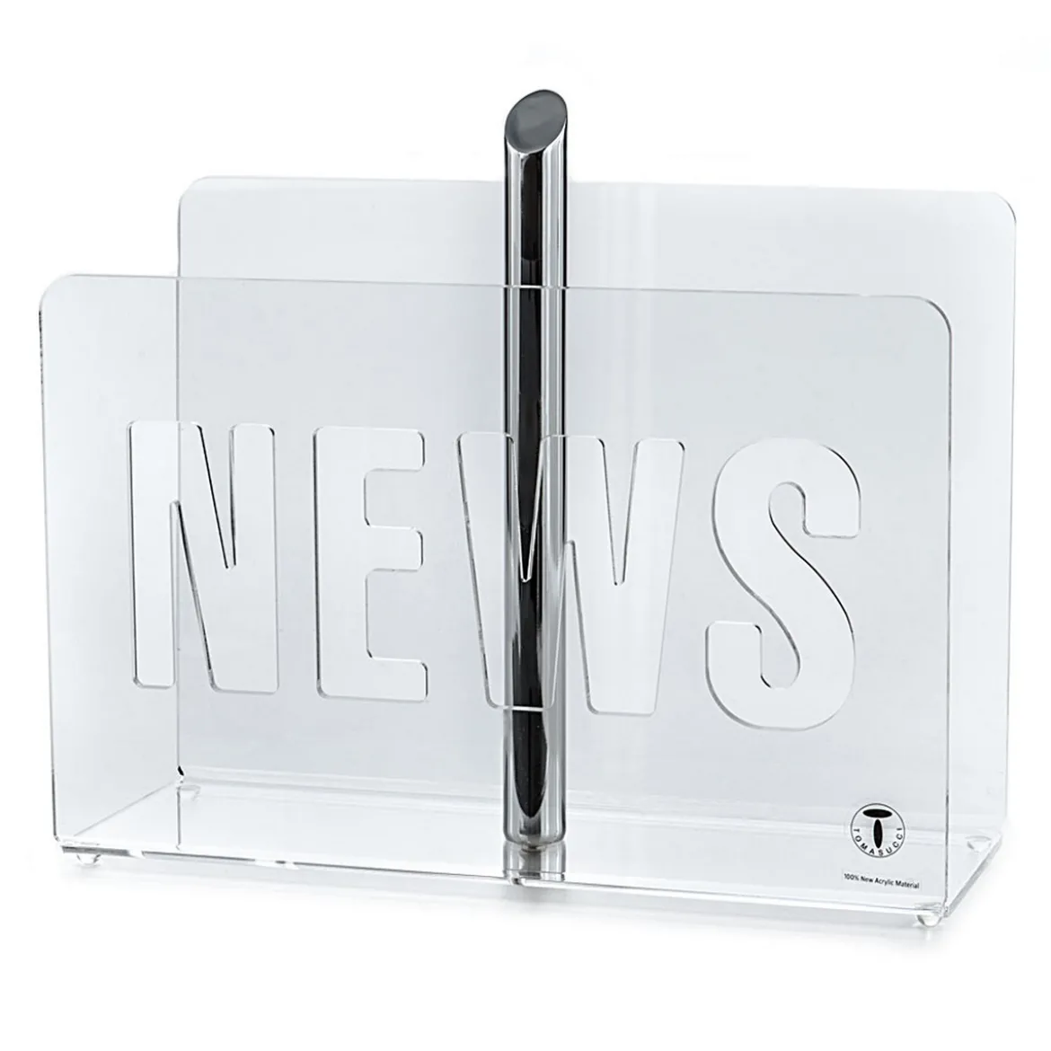 News portariviste in metacrilato trasparente cm h31 l36 p14