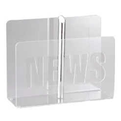 News portariviste in metacrilato trasparente cm h31 l36 p14