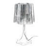 Onda lampada da tavolo acrilico trasparente d24 h43 cm