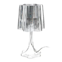 Onda lampada da tavolo acrilico trasparente d24 h43 cm