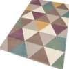 Optcal pastel tappeto intagliato a mano 140 x 190 cm