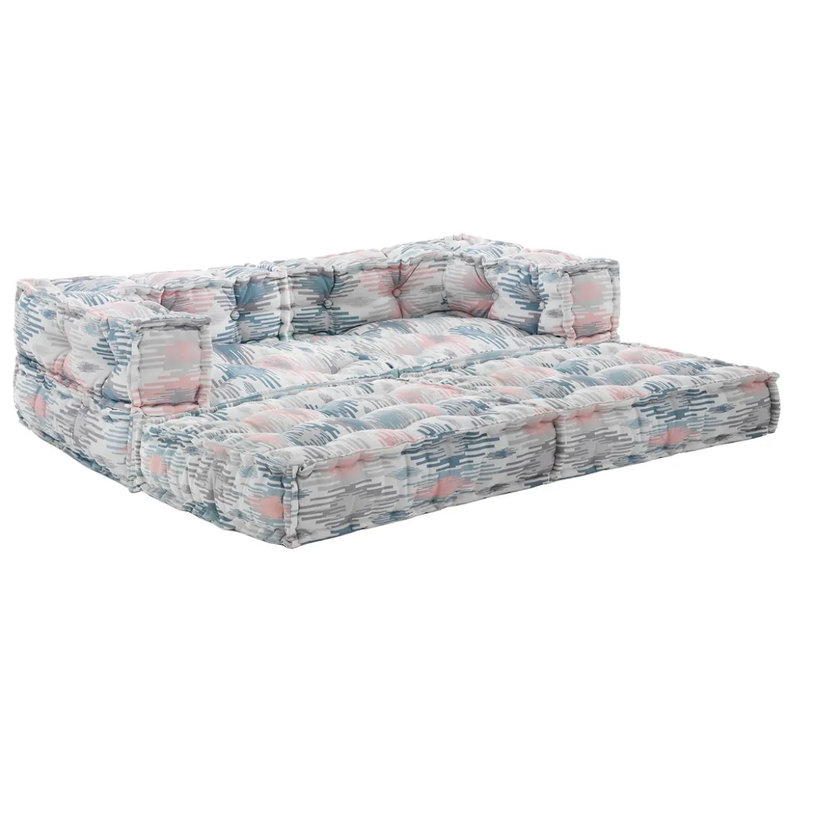 Pastel divano 2 posti outdoor tessuto waterproof cm. l.150 p.75 h.60
