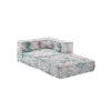 Pastel poltrona/chaise longue outdoor tessuto waterproof cm. l.75 p.75 h.60