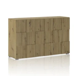 Patrik madia 3 ante finitura rovere 138x42xh84.5 cm
