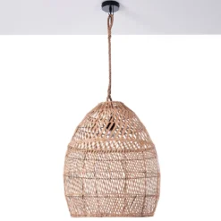 Pear lampadario in rattan colore naturale d56xh61 cm