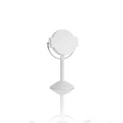 Penta specchio da tavolo con led senza filo touch bianco opaco 25x20.5xh46.5 cm