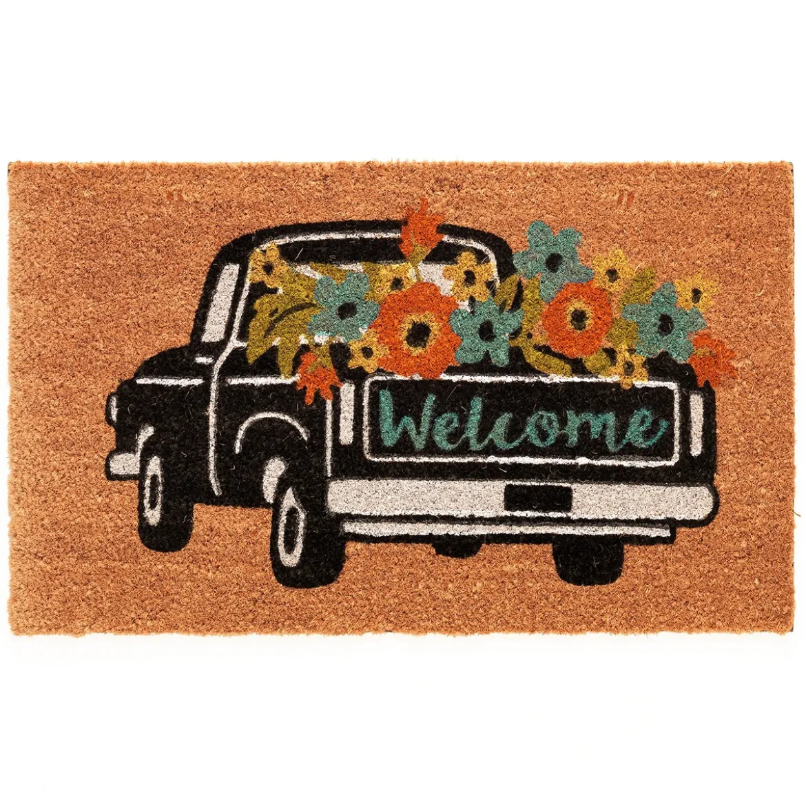 Pick-up zerbino in fibre di cocco e pvc antiscivolo fantasia pick-up cm 45x75x2