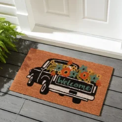 Pick-up zerbino in fibre di cocco e pvc antiscivolo fantasia pick-up cm 45x75x2