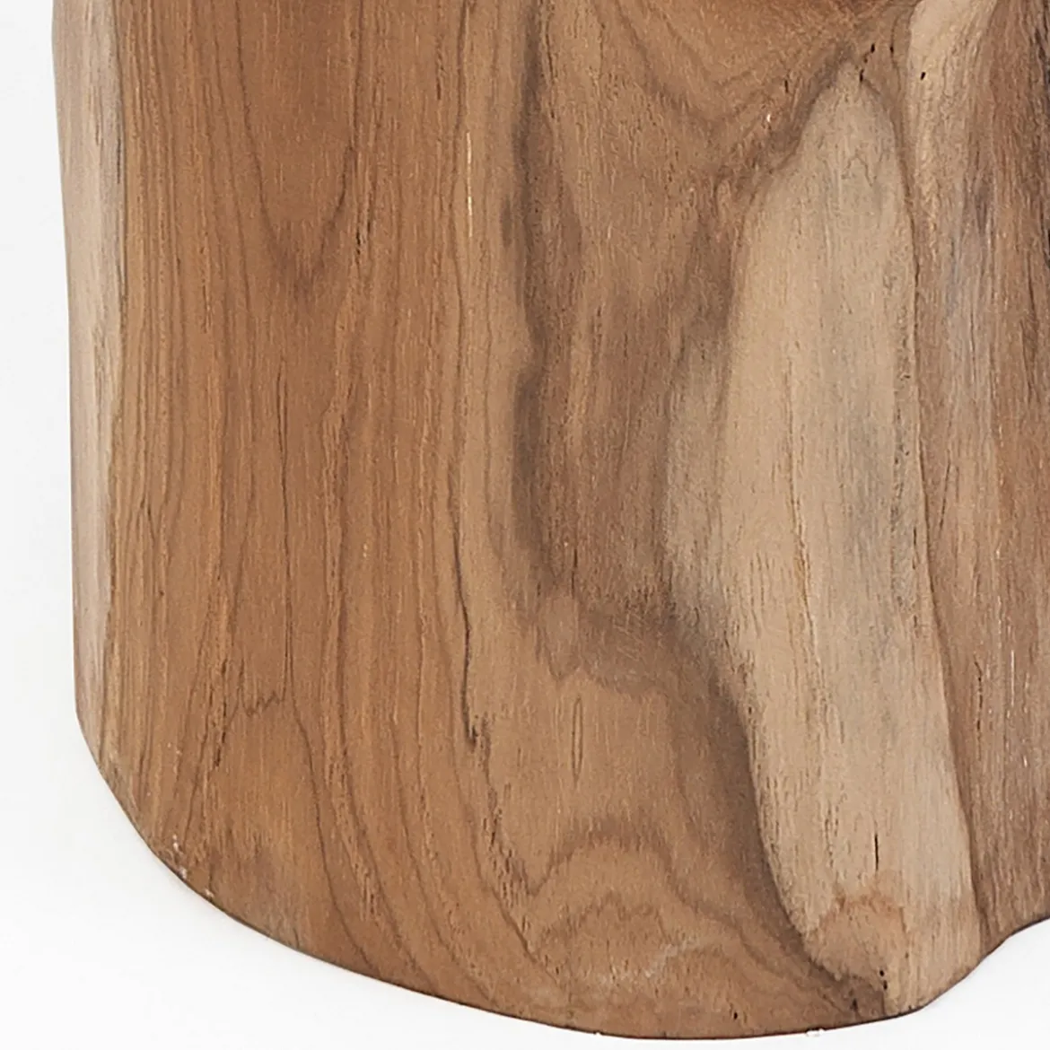 Pit set 3 candele in legno riciclato d20xh18 d22xh25 d25xh35 cm