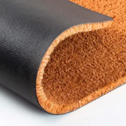 Pois zerbino rotondo in fibre di cocco con retro antiscivolo 50x50 cm