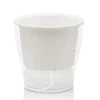 Raffy medium vaso autoinnaffiante per esterno e interno fiordaliso medium di bianco opaco e trasparente d17.3xh17 cm