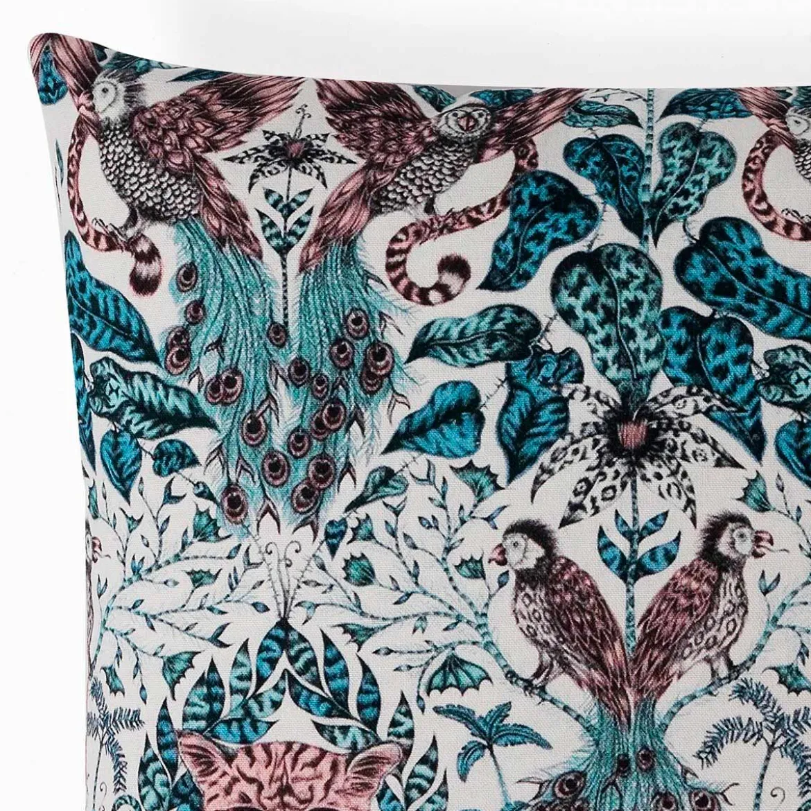 Raja 2 cuscino colore blu 100% cotone 45x45 cm