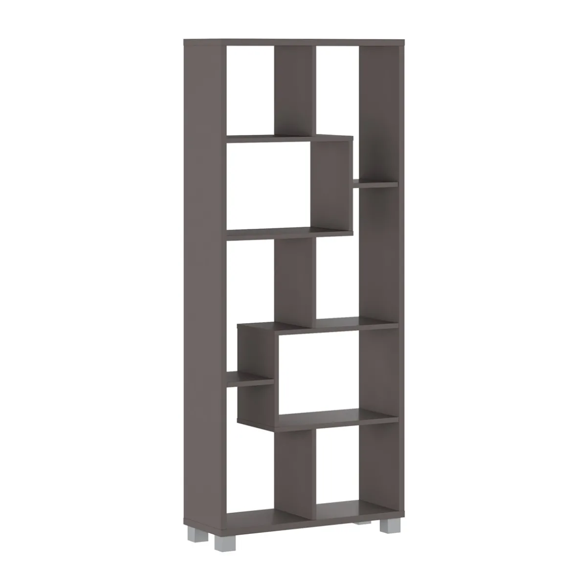 Random grey libreria finitura grigio grafite opaco utilizzo verticale - orizzontale h161 l685 p25