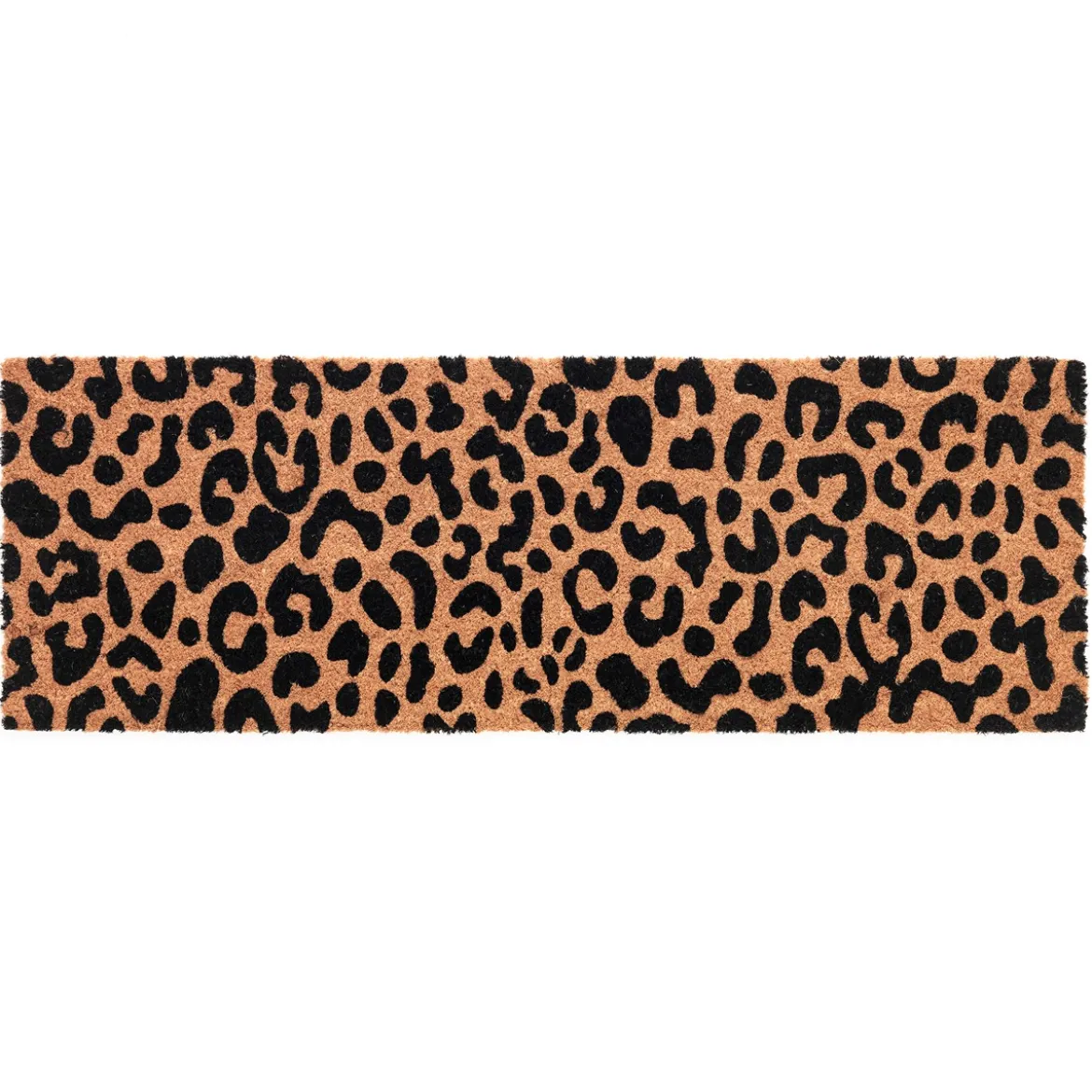 Savana zerbino runner in fibre di cocco e pvc antiscivolo fantasia savana cm 40x120x2