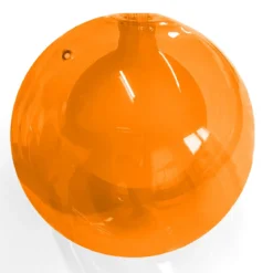 SFERA IN VETRO ARANCIO X 2732