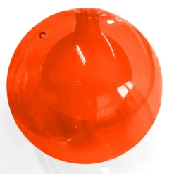 SFERA IN VETRO ROSSO X 2732