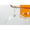 Sheer gruccia appendiabiti in metacrilato trasparente h17 l47 cm