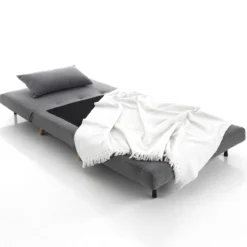 Shift grey poltrona letto tessuto grigio cm l100 p85 h80 letto cm l100 p190 h27