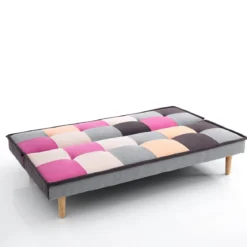 Smart-b divano letto in tessuto multi-colore l180 p90 h80