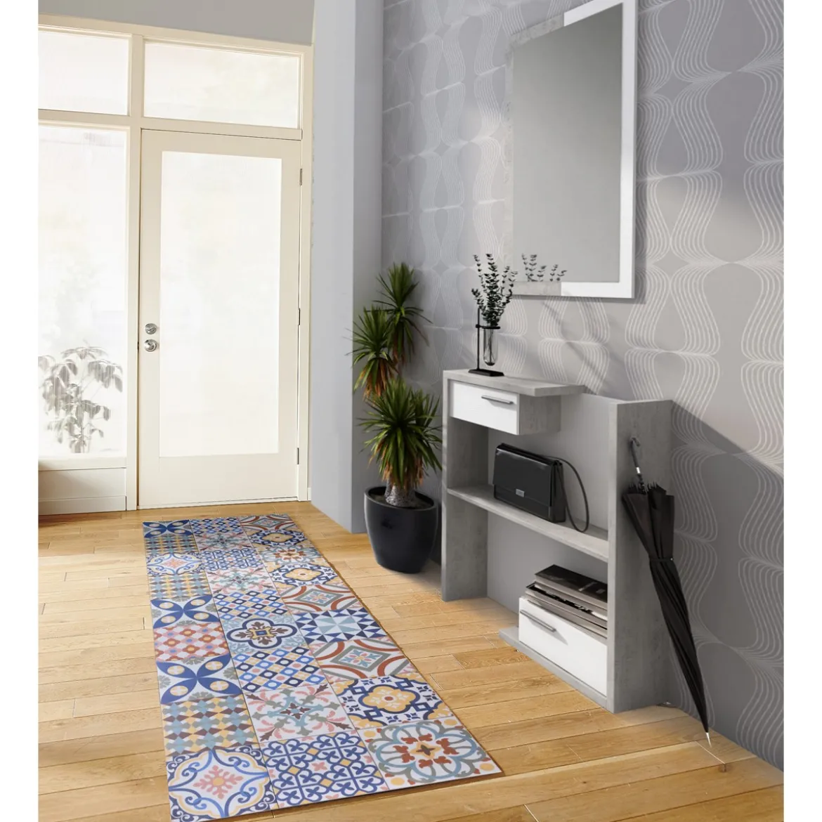 Tappeto cm 50 x 100 pratico da pulire 100% vinile