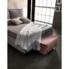 Tender coperta quadrata maglia grossa bianca 150x150 cm