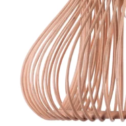 Tinggi lampadario in rattan colore naturale per interno/esterno d60xh52 cm