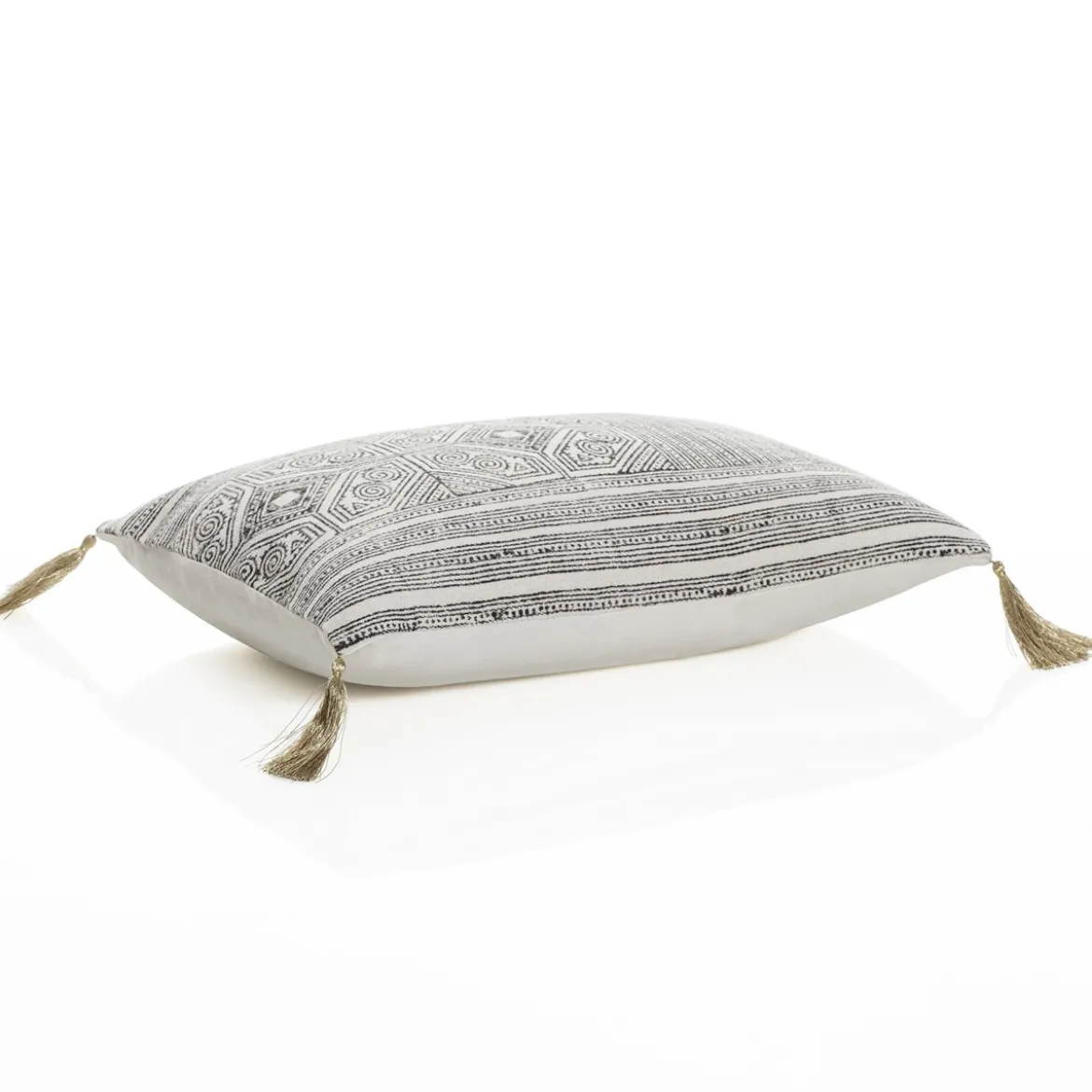 Vera cuscino rivestimento cotone 100% sfoderabile grigio 35x50 cm