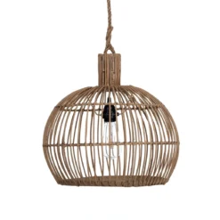 Vera lampadario in rattan cm. d. 40 x h.40
