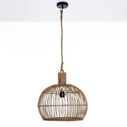 Vera lampadario in rattan cm. d. 40 x h.40