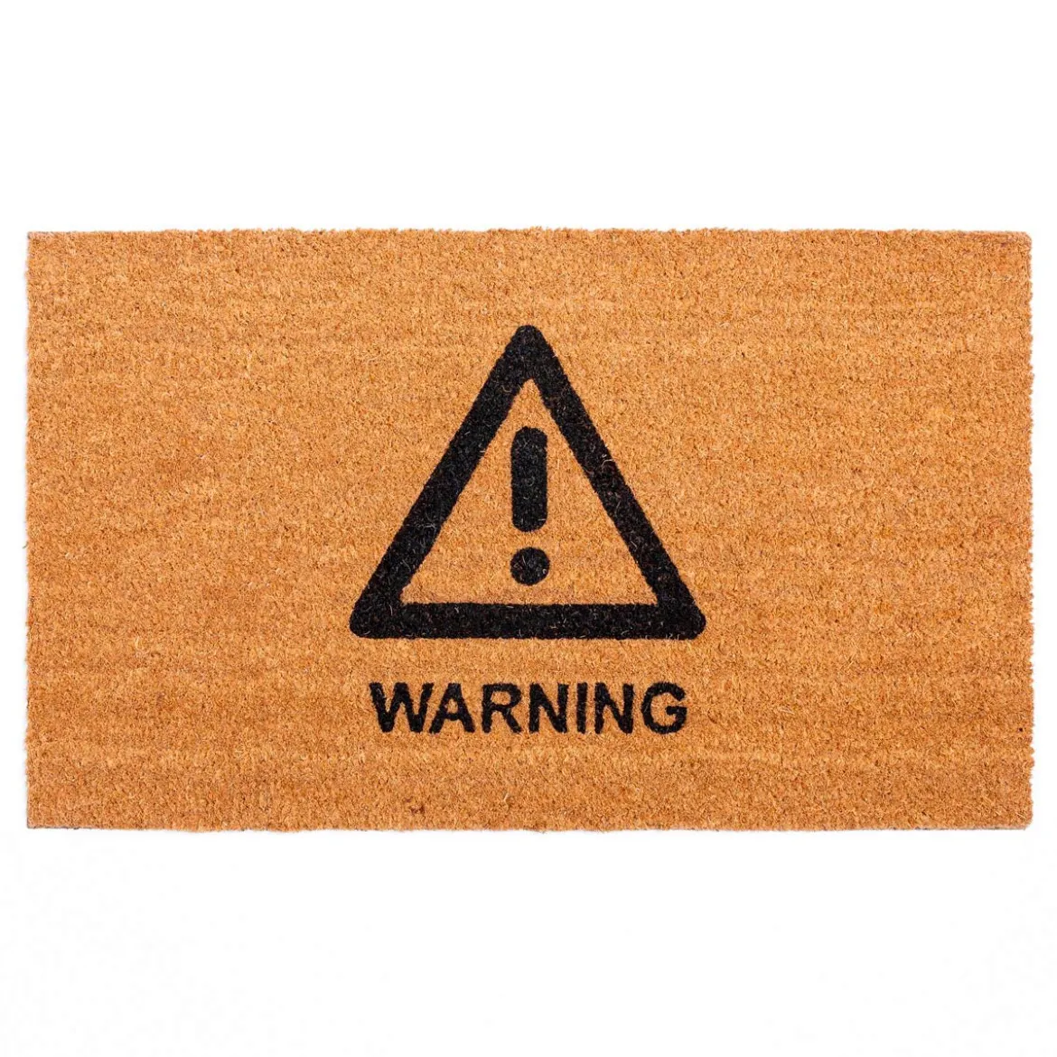 Warning zerbino in fibre di cocco con retro antiscivolo 75x45 cm