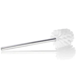 Wave portaspazzolino toilette poliresina bianca opaca d9.4 h37.5 cm
