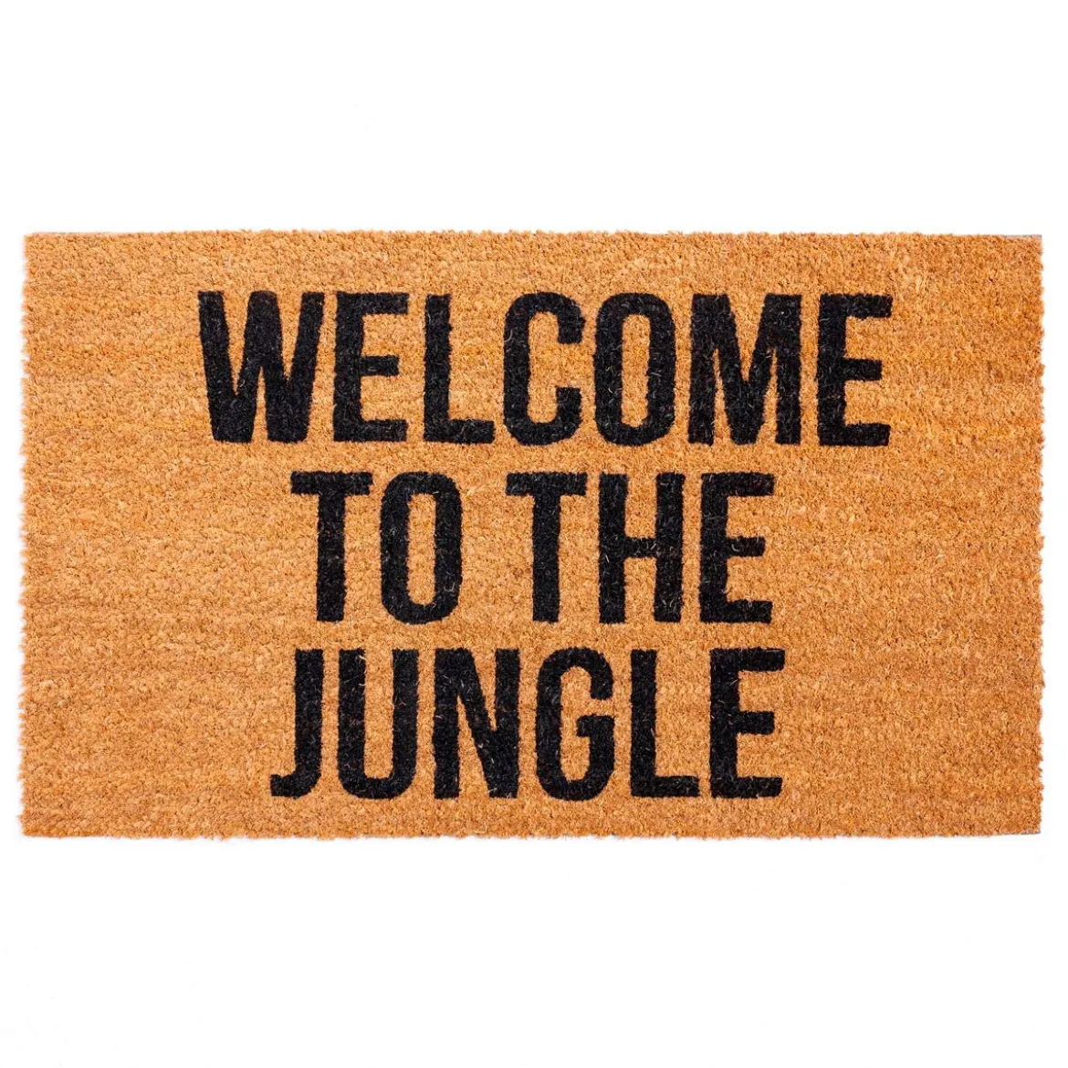 Welcome to the jungle zerbino in fibre di cocco con retro antiscivolo 75x45 cm