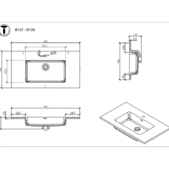Willy black cement bagno 90 finitura grigio cemento 2 cestoni e lavello nero 90x47.5xh52 cm