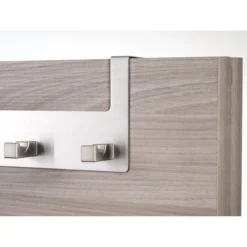 Yale appendiabiti per porta in acciaio 4 ganci 32x8xh11 cm