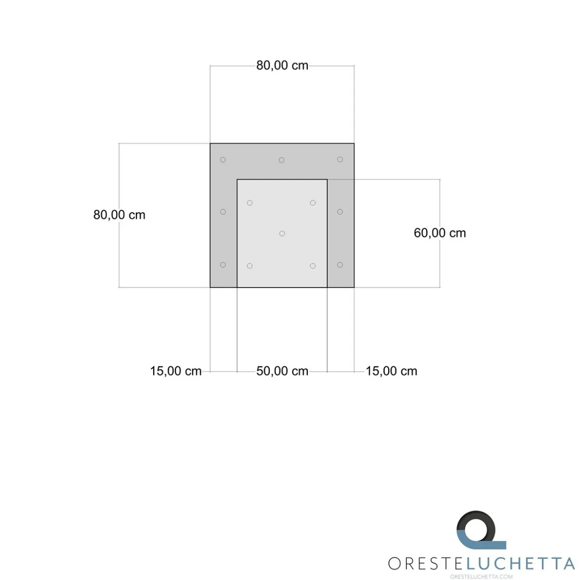 Yara grey poltrona chaise longue rivestimento velluto cotone grigio dimensioni l80 p80 h60 cm