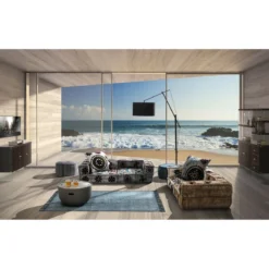 Yara light grey elemento angolare in cotone light grey con decorazioni cucite a mano 80x80x40 cm