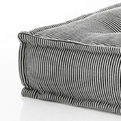 Yara lines divano 2 posti rivestimento cotone bianco dimensioni l160 p80 h40 cm