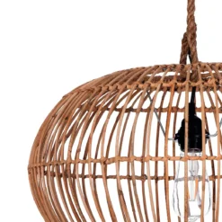 Yvon lampadario in rattan cm. d. 51 x h.30